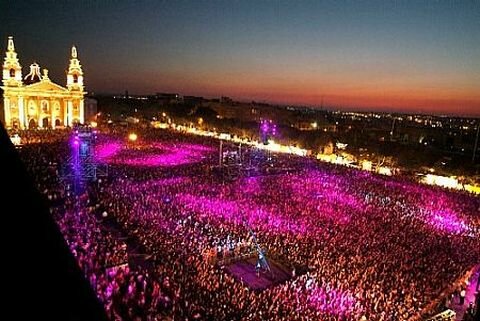 MTV Isle na Malcie MALTA- Valetta MTV Isle Malta koncert