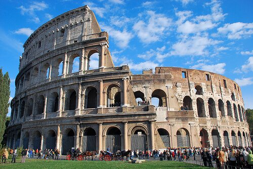 zabytki Rzymu:koloseum_w_rzymie