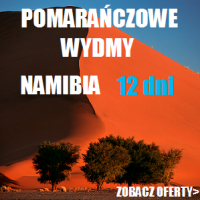 Pomarańczowe wydmy - Namibia