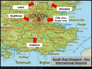 rozmiejszczenie lotnisk w Londynie