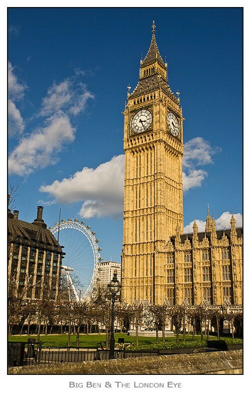 Big Ben. Zabytki w Londynie